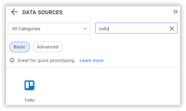 Choose data source