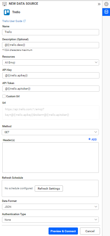 Dashboard Parameter