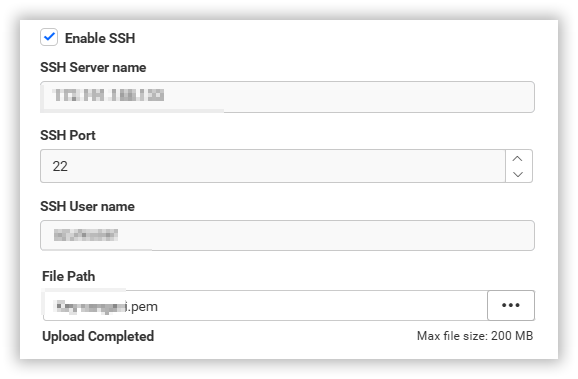 Enable SSH