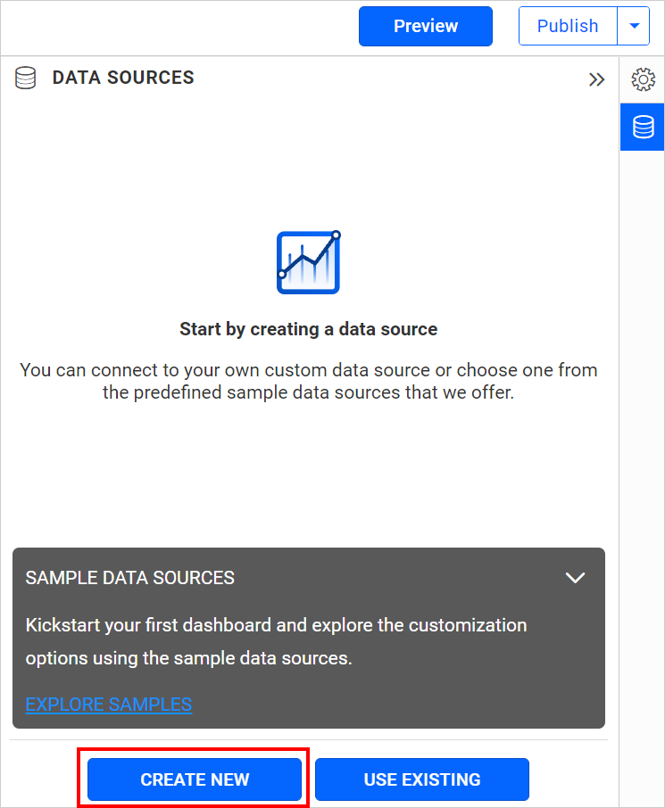 Create new datasource