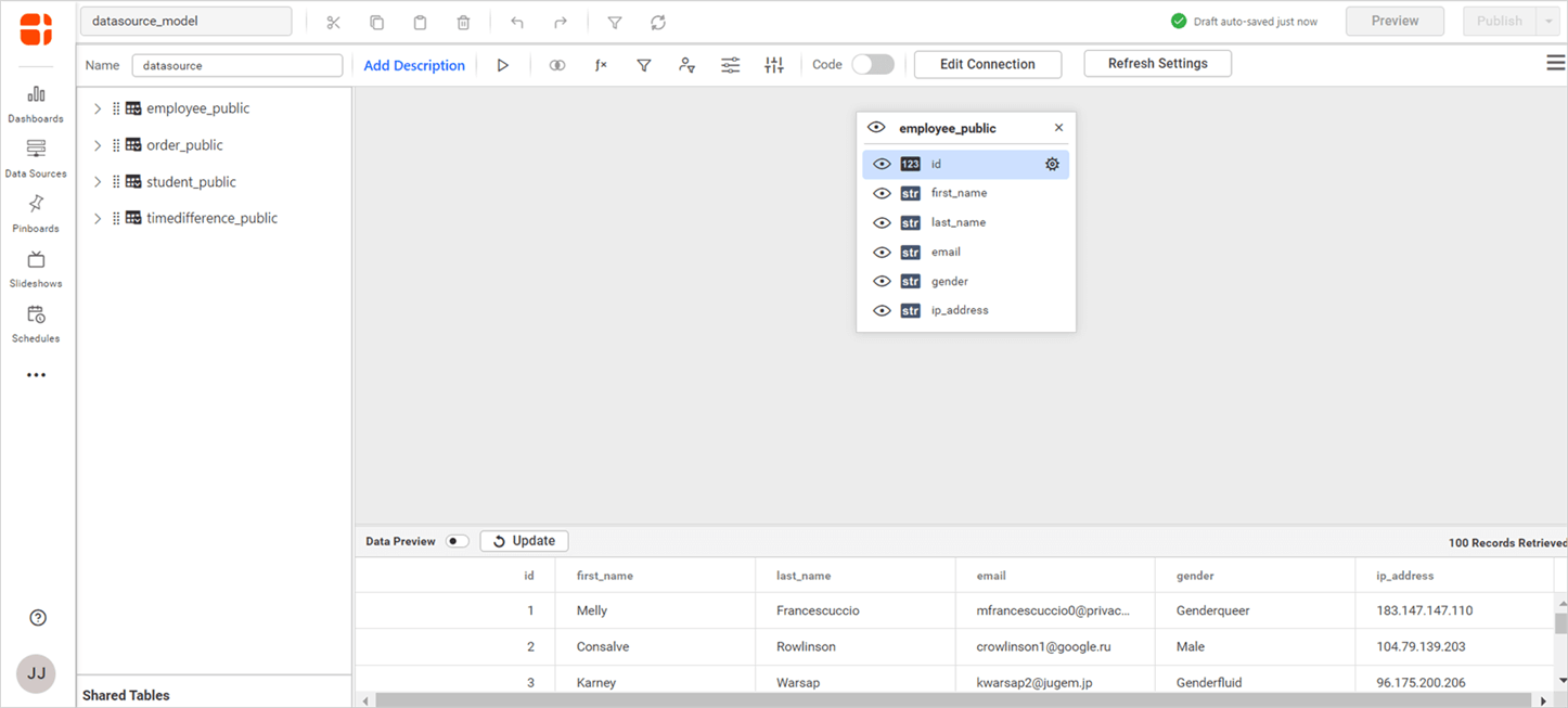 Query Editor Extract