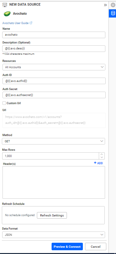 Dashboard Parameter