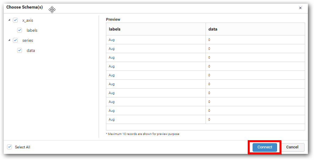 Schema window