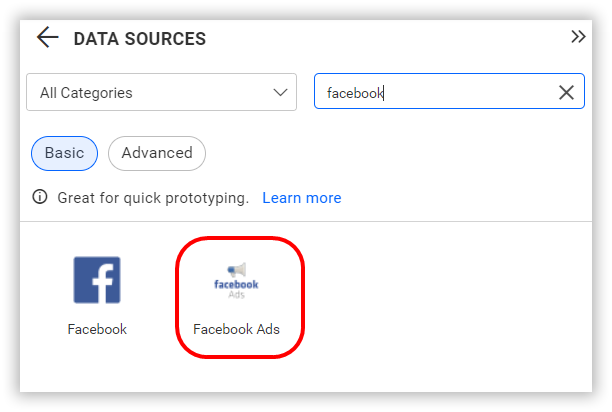 Choose data source