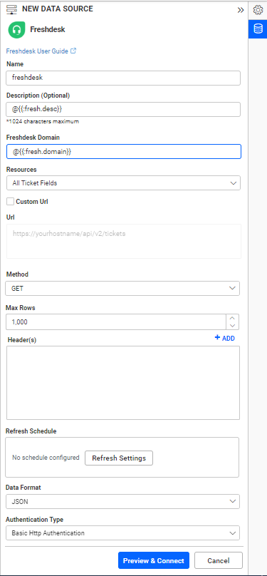 Dashboard Parameter