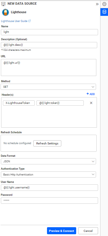 Dashboard Parameter