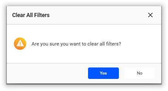 Delete filter condition