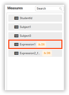Expression columns