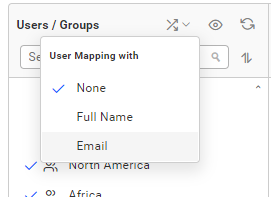 User Filter Manual User Options