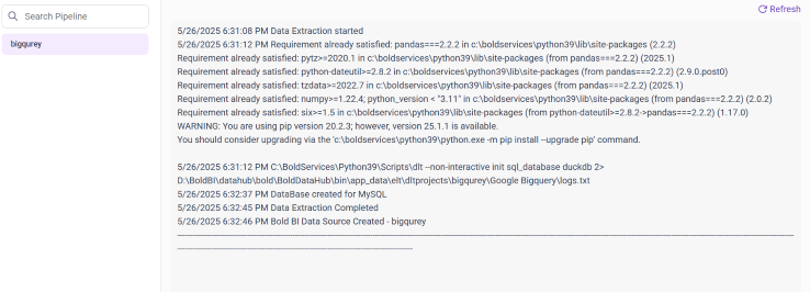 Google Bigquery - BoldBI