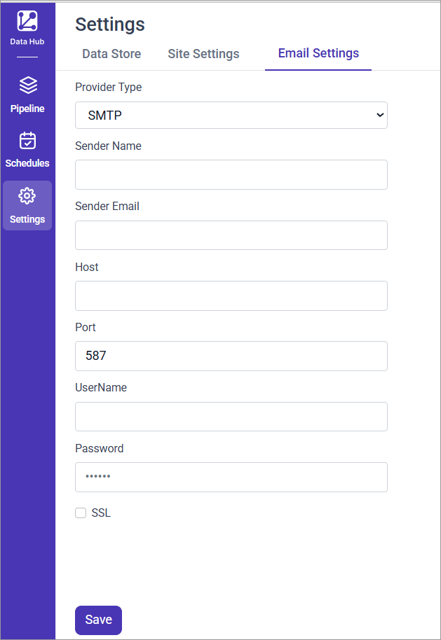 Email Settings