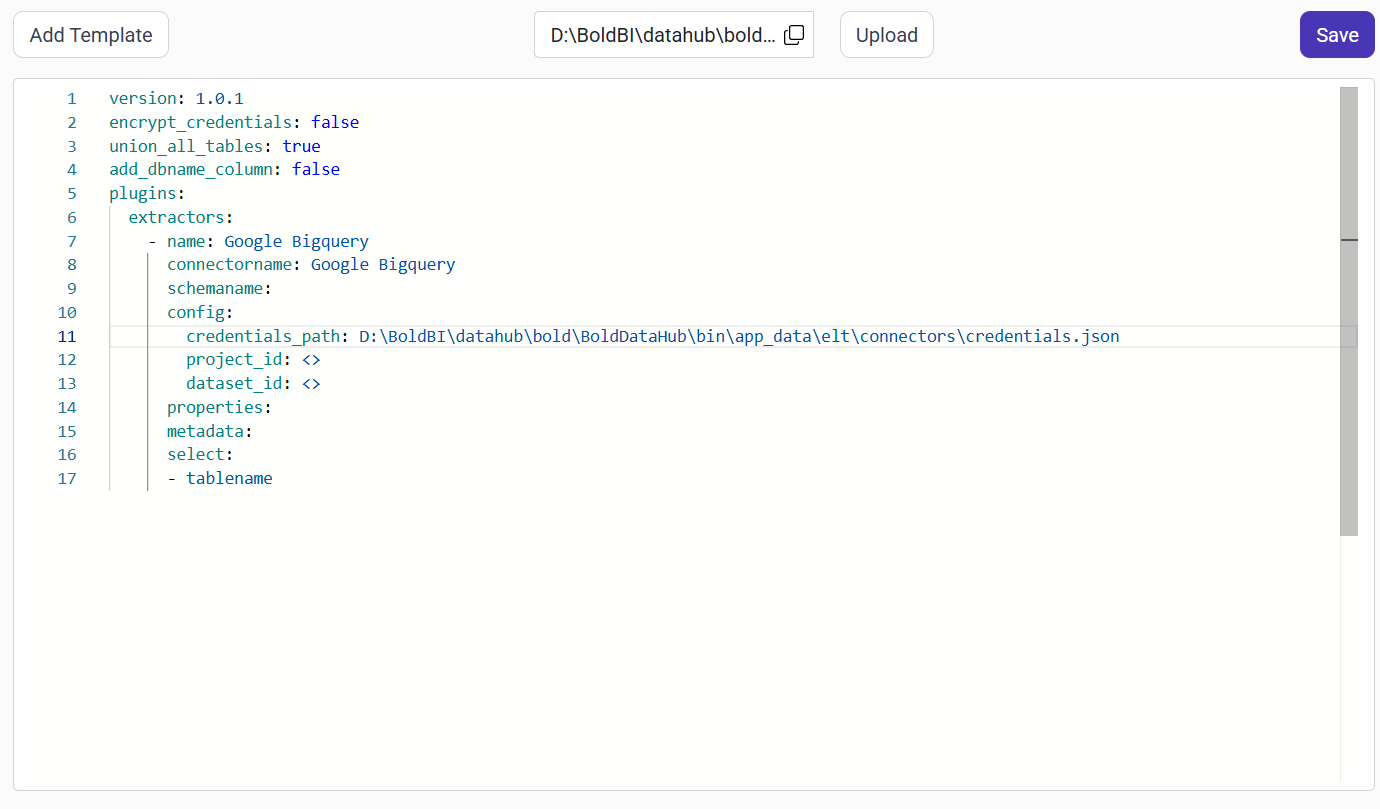 Google Bigquery - BoldBI