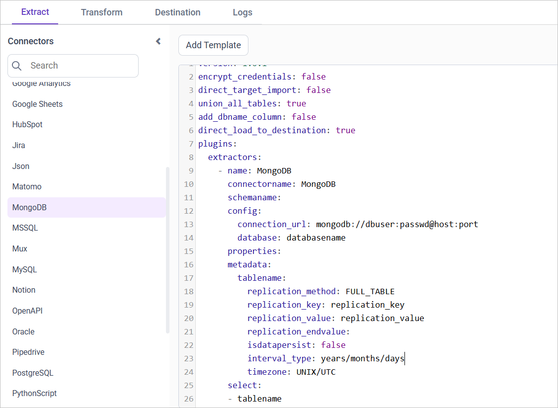 MongoDB Data Hub- BoldBI