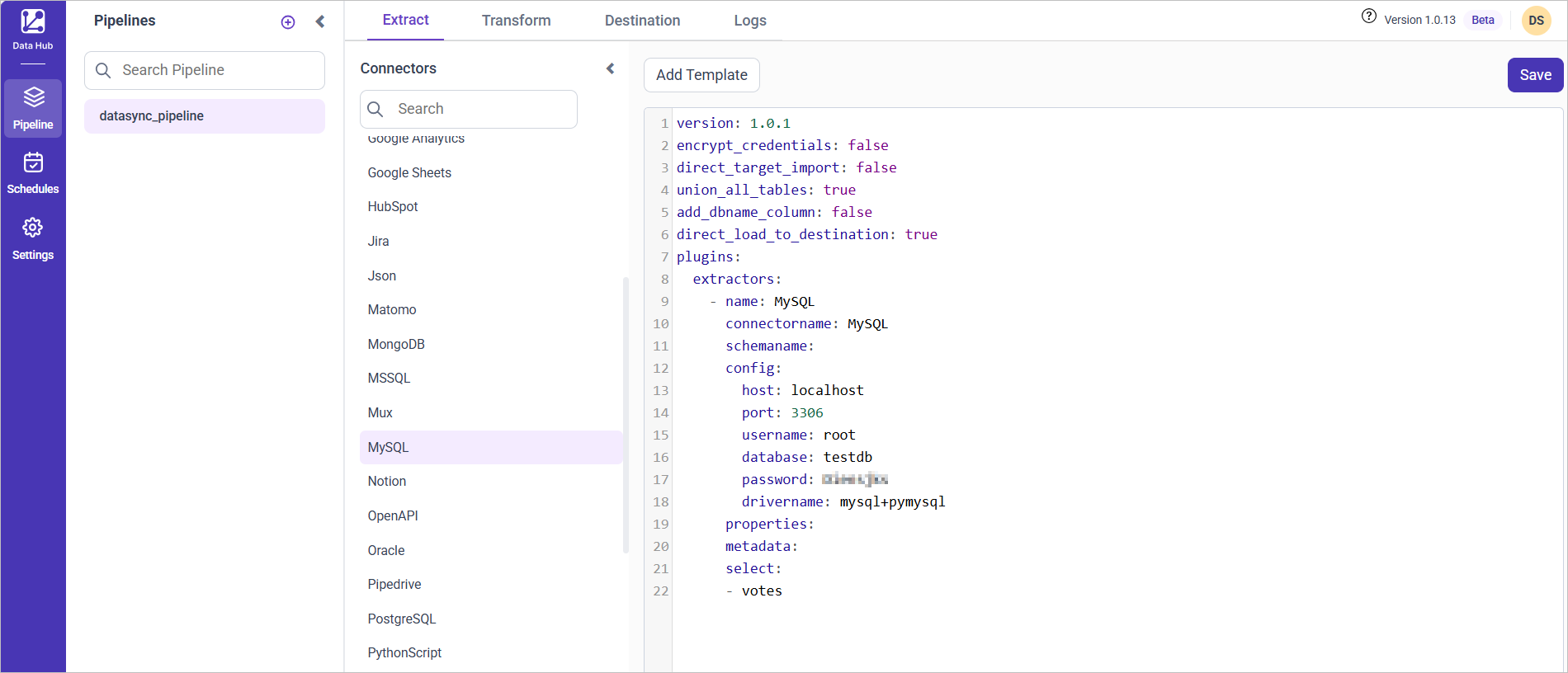 MySQL Data Hub- BoldBI